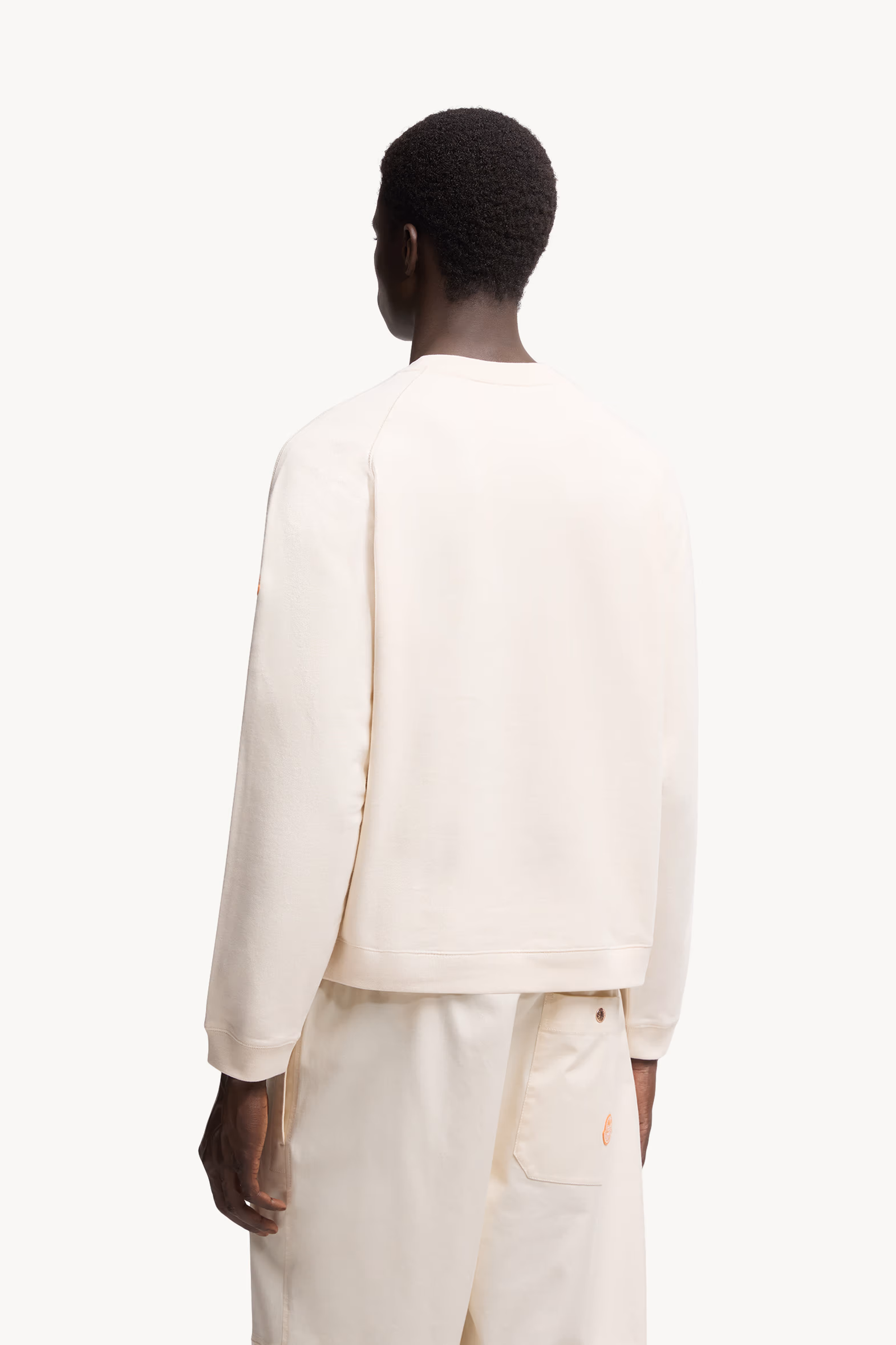 Moncler x Gilga Farm Designed by Donald Glover Cotton Sweatshirt Men White Ivory Moncler 5
